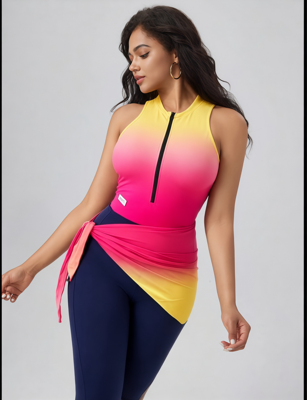 Burkini 3 Pièces Élégant Cutie Corner – Body Maillot + Short + Cache-Maillot