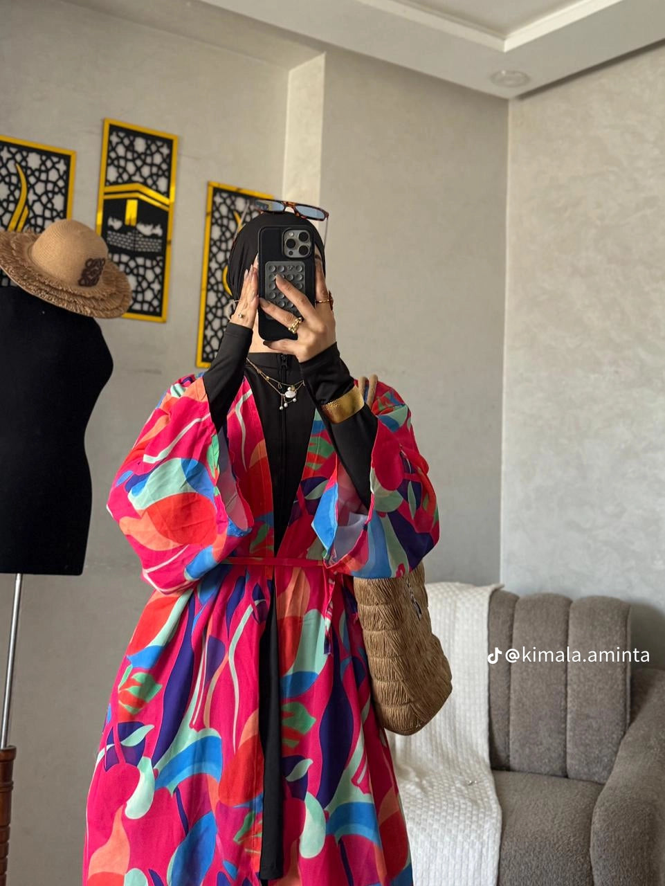 Burkini Premium avec Long Kimono de Bain – Séchage Rapide & Style Chic