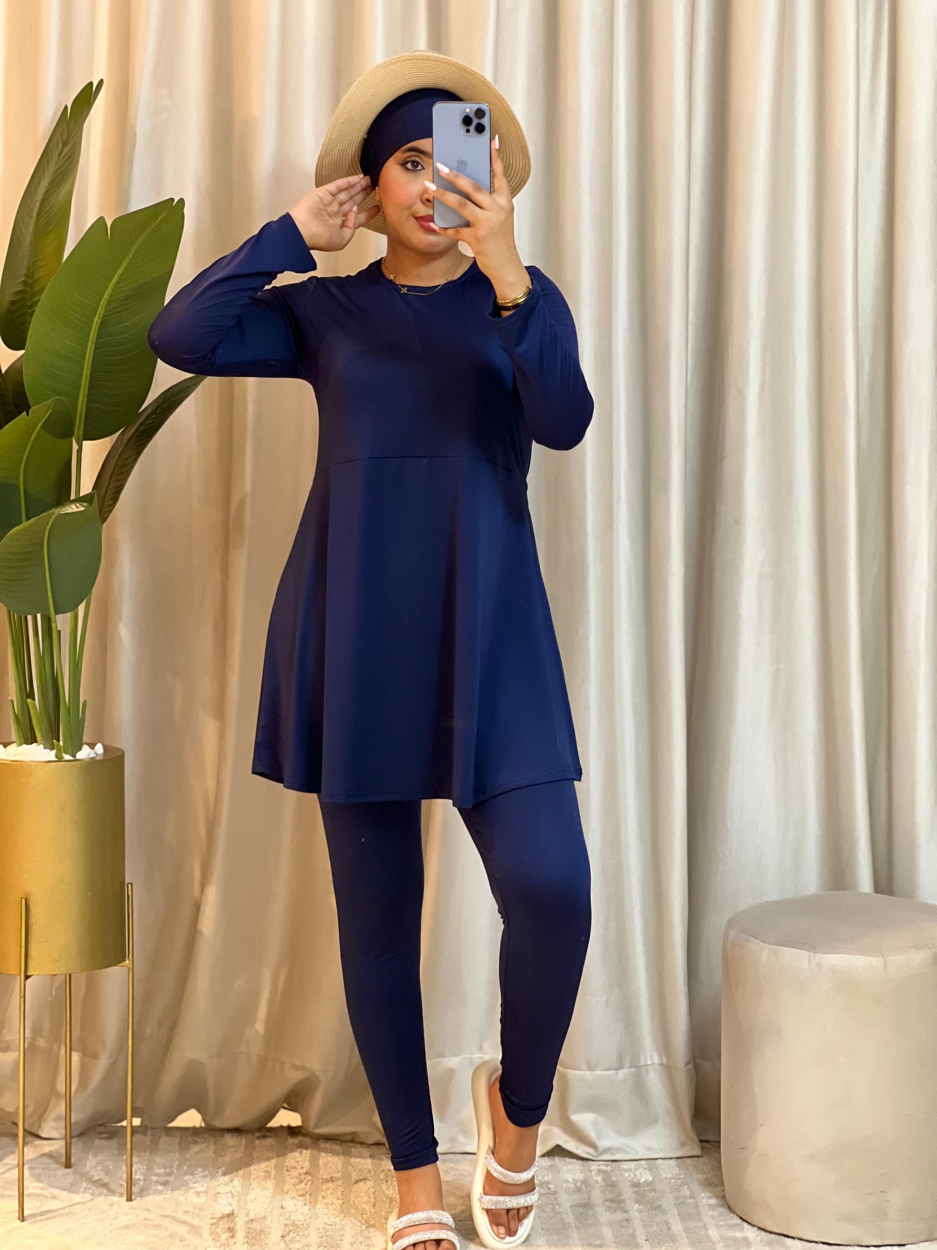 Burkini Cloche Simple – Tunique Évasée & Confort Absolu 🏖️✨ بوركيني كلوش سامبل