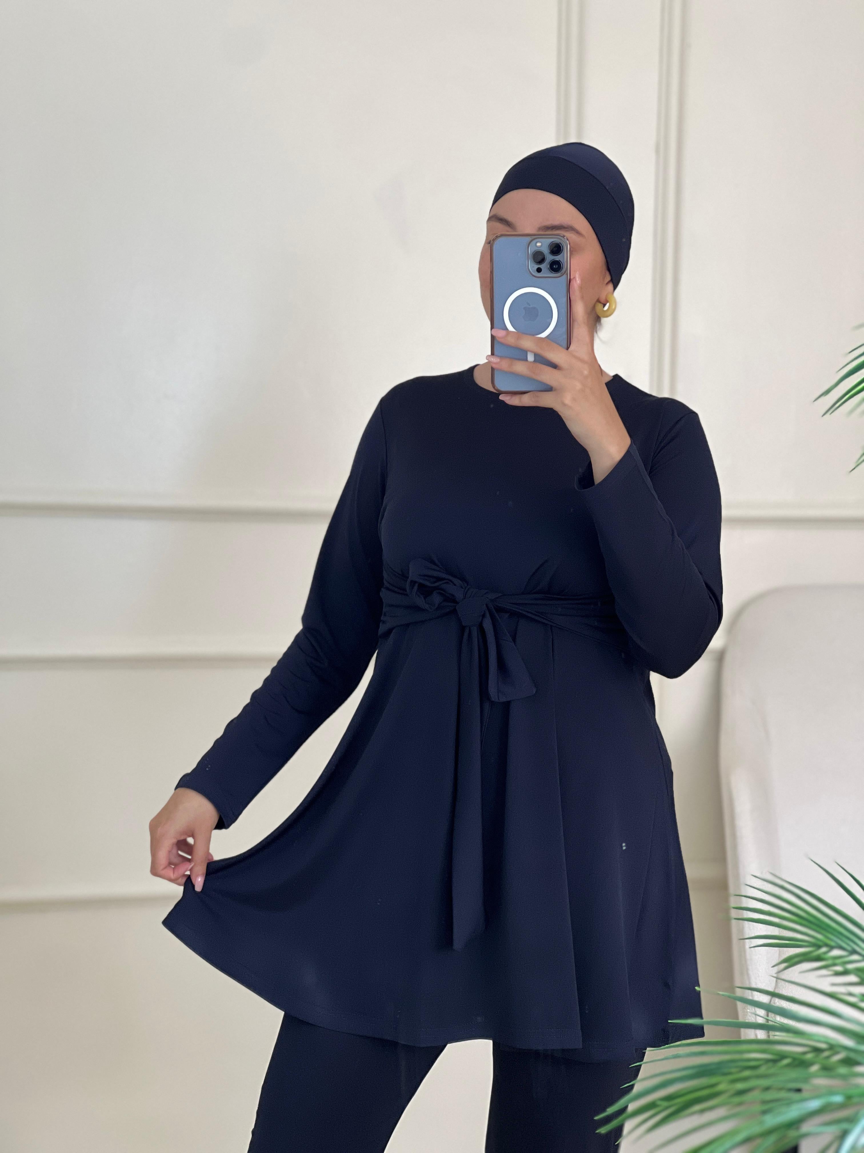 Burkini Élégant avec Ceinture – بوركيني بلحزام