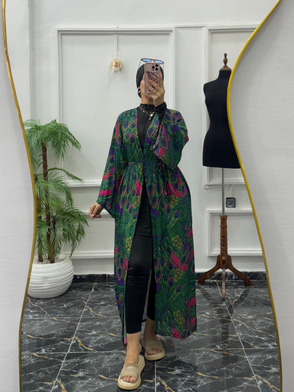 Burkini Premium avec Long Kimono de Bain – Séchage Rapide & Style Chic