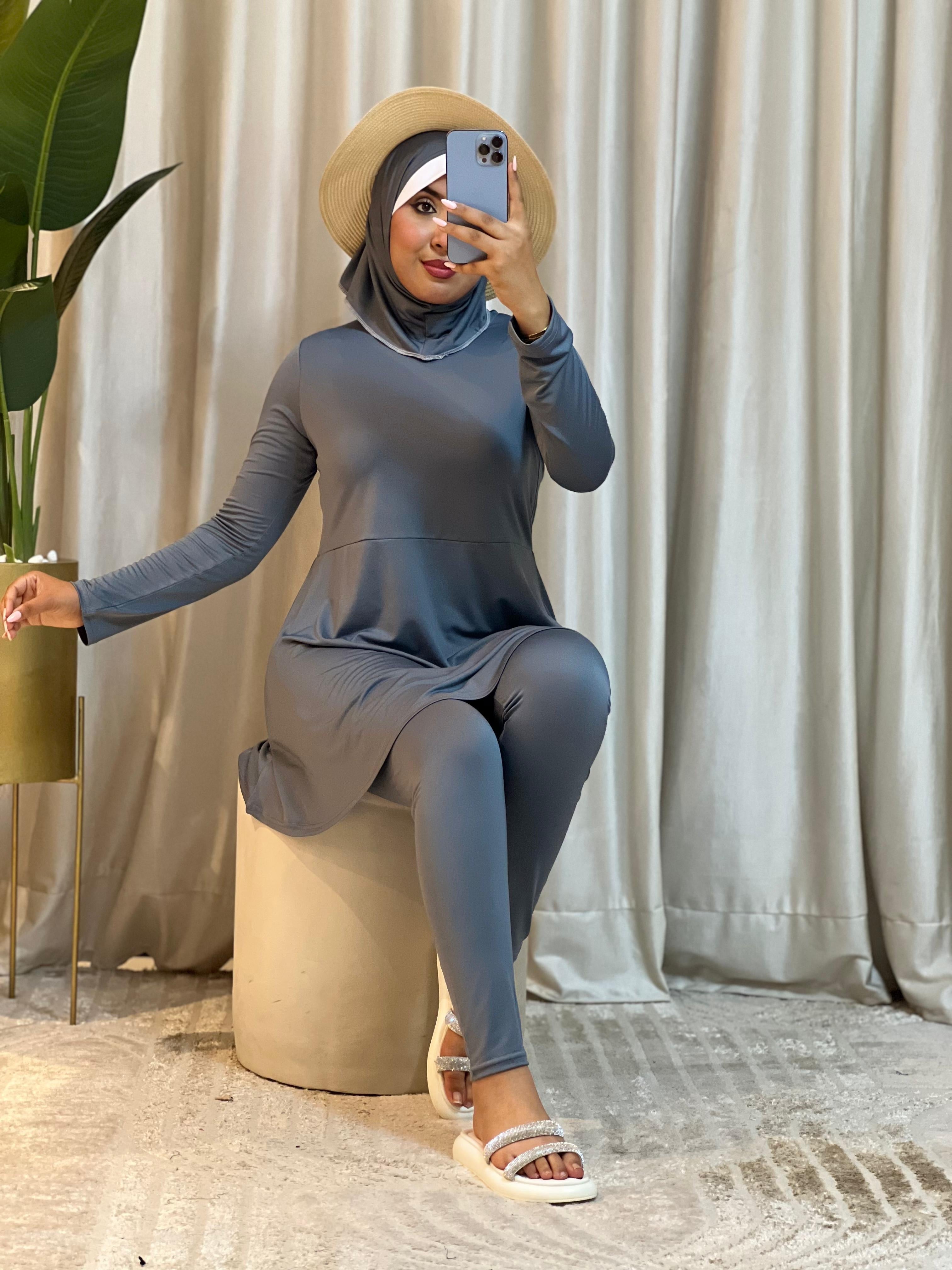 Burkini Cloche Simple – Tunique Évasée & Confort Absolu 🏖️✨ بوركيني كلوش سامبل