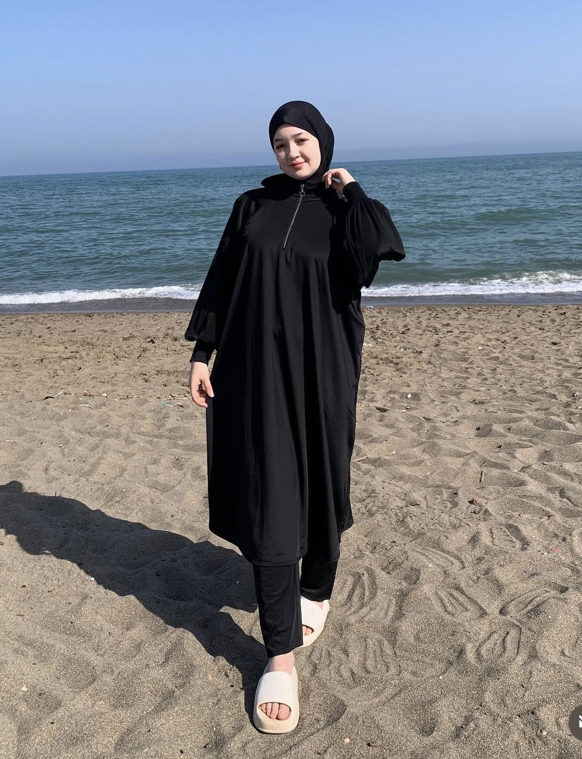 Burkini Charai Ample Premium - Séchage Rapide & Confort de Nage