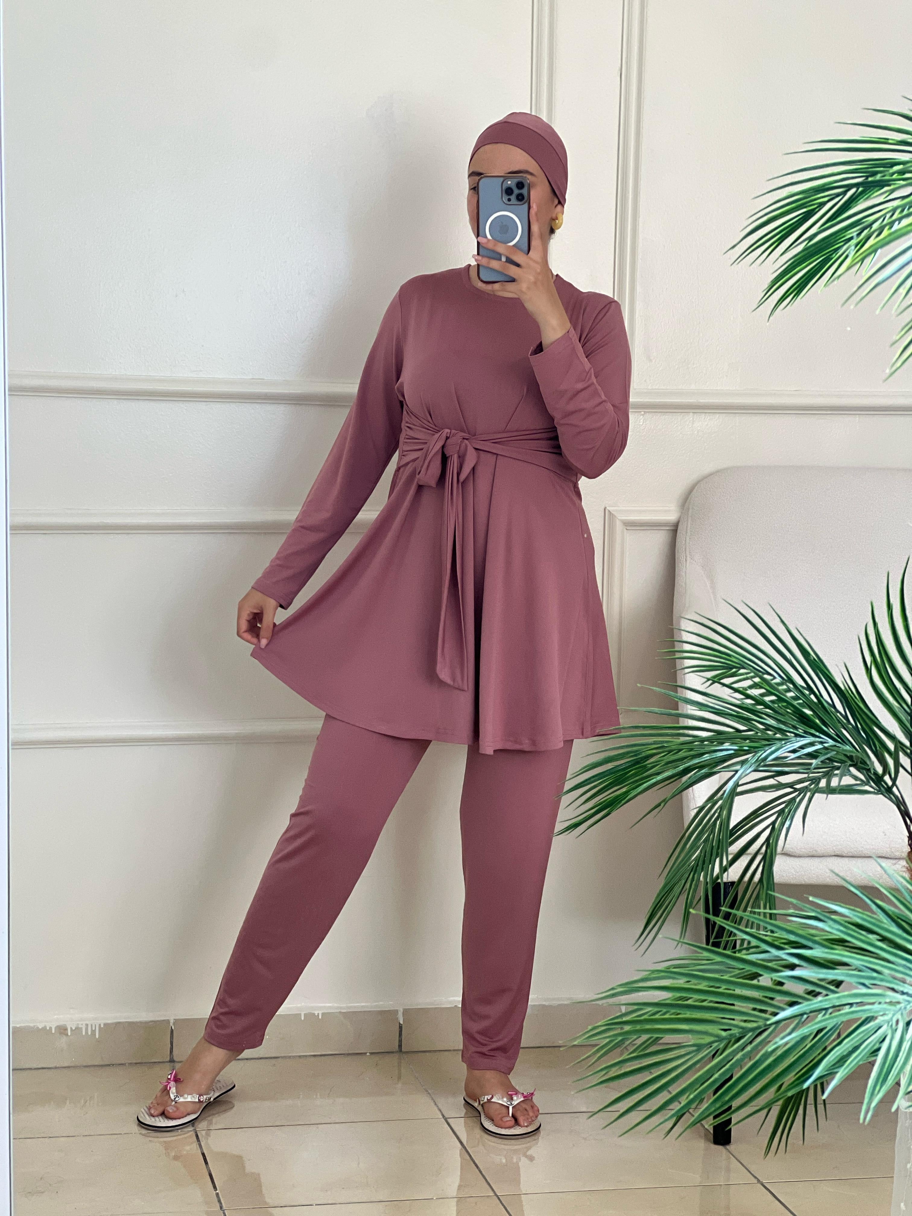 Burkini Élégant avec Ceinture – بوركيني بلحزام