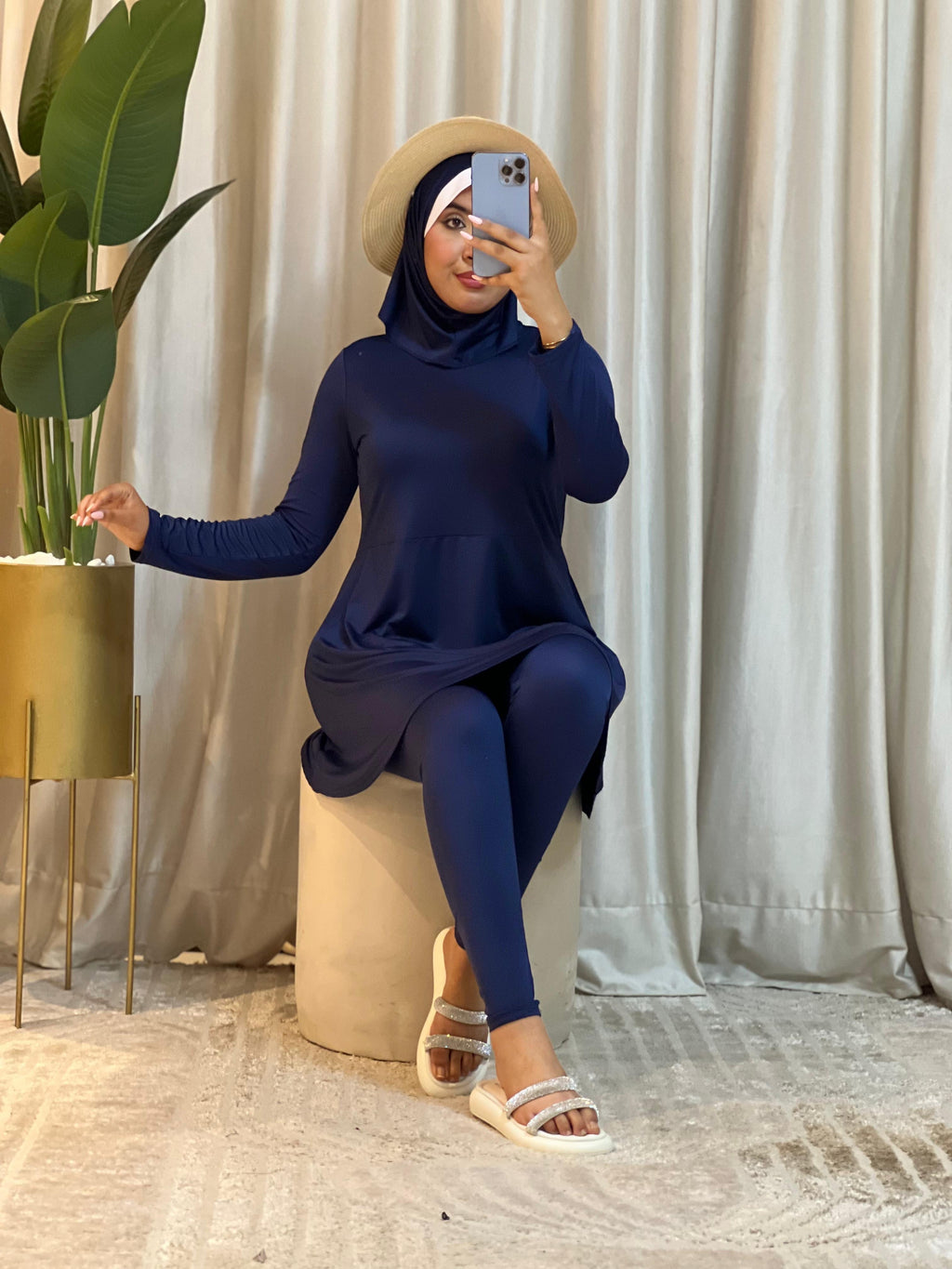 Burkini Cloche Simple – Tunique Évasée & Confort Absolu 🏖️✨ بوركيني كلوش سامبل